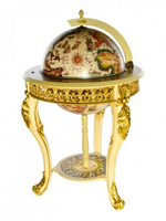 Глобус-бар напольный "Барокко" большой, сфера 45 см., Ptolemaeus