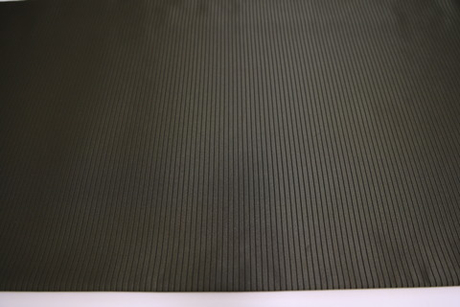 Сатин стрейч полоска темно-зеленый