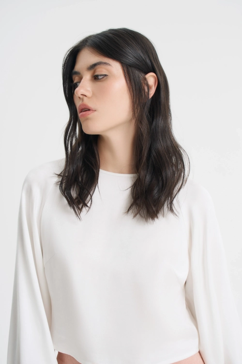 Блуза укороченная