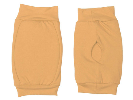 Наколенник для гимнастики и танцев ИНДИГО, р.М, цвет бежевый, материал: трикотаж, поролон