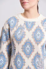 Свитер Idel История молочный