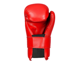 Перчатки ITF, GTF защитные Clinch Semi Contact Gloves Kick красные