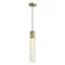 5059/5LA PENDANT ODL24 385 золотой/янтарный/металл/стекло Подвес LED 5W 3000K SCROW