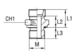 Штуцер FE DS16 18x1.5 (корпус)