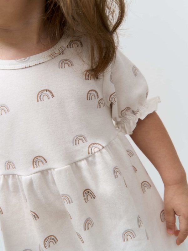 Платье с оборкой 