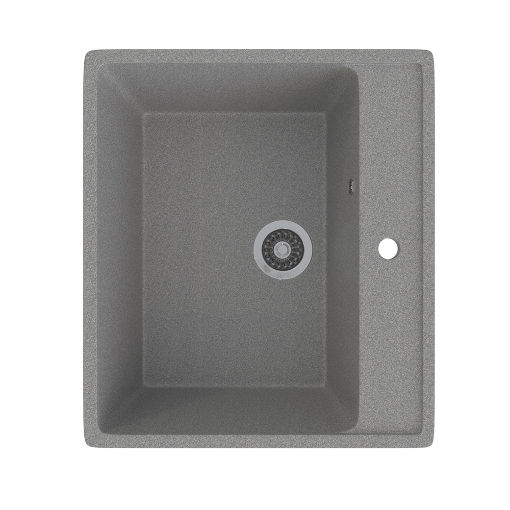 Мойка ML-GMS21 СТАНДАРТ прямоугольная, темно-серый (309), 565*505*200мм