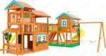 Детская деревянная площадка "Домик 6 Совенок"