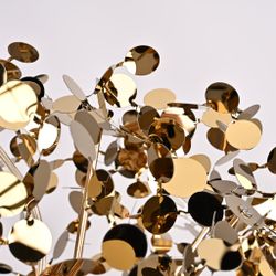 Подвесной светильник Tezani Argent Suspension Pendant lamp 85 gold D50