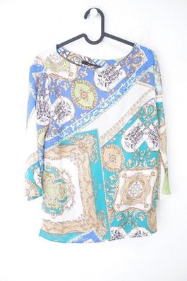 Блуза Hallhuber с принтом 42 размер