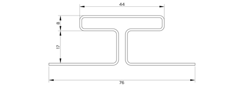 H-профиль соединительный FineBer Classic Color Сакура 3050 мм