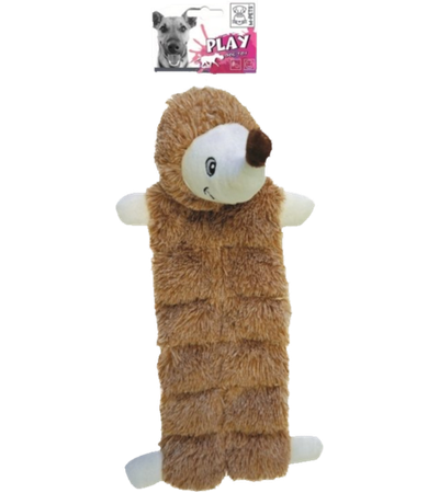 Игрушка для собак мягкая Ежик длинный, цвет рыжий, 43 см, MPets 10600099