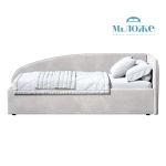 Кровать Элис 90х200 Серый Правый Угол