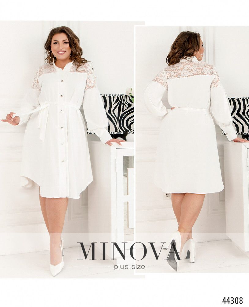 Платье 8633-1-молоко Minova