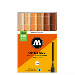 Набор маркеров Molotow ONE4ALL 227HS - 6шт Wood-Set (4мм)