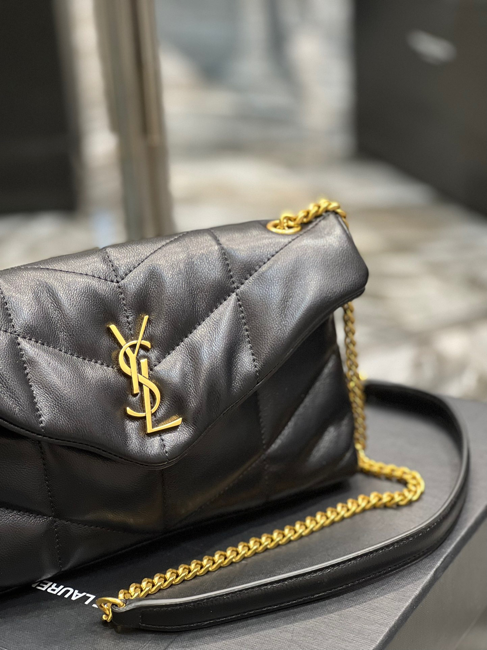 Saint Laurent Loulou Puffer Bag 23 cm