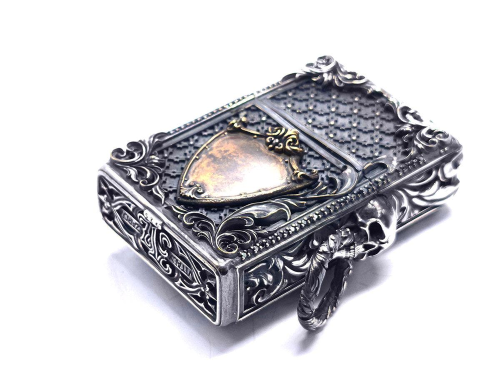 Зажигалка из серебра Pirat-1 AZL-003