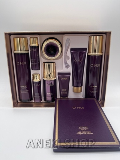 Набор антивозрастных средств с коллагеном Age Recovery 4pcs Set O HUI