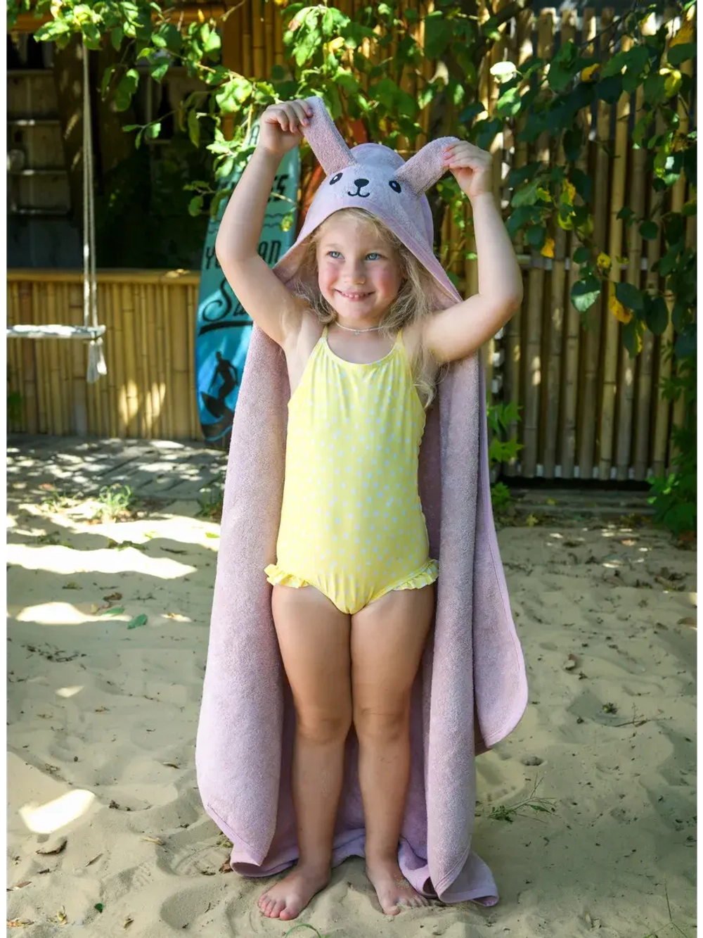 Полотенце детское с капюшоном