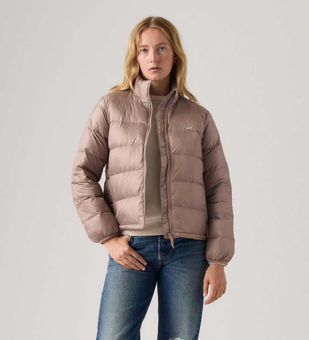 Пуховик женский LEVI'S POLLY PACKABLE DWN JCKT TAUPE GRAY