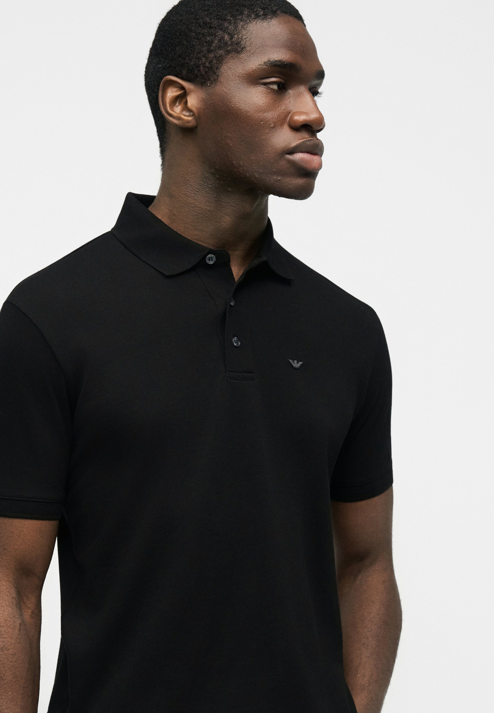 Emporio Armani Футболка-поло - Чёрный