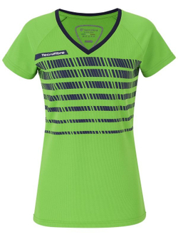 Женская теннисная футболка Tecnifibre Lady F2 T-Shirt - зеленый