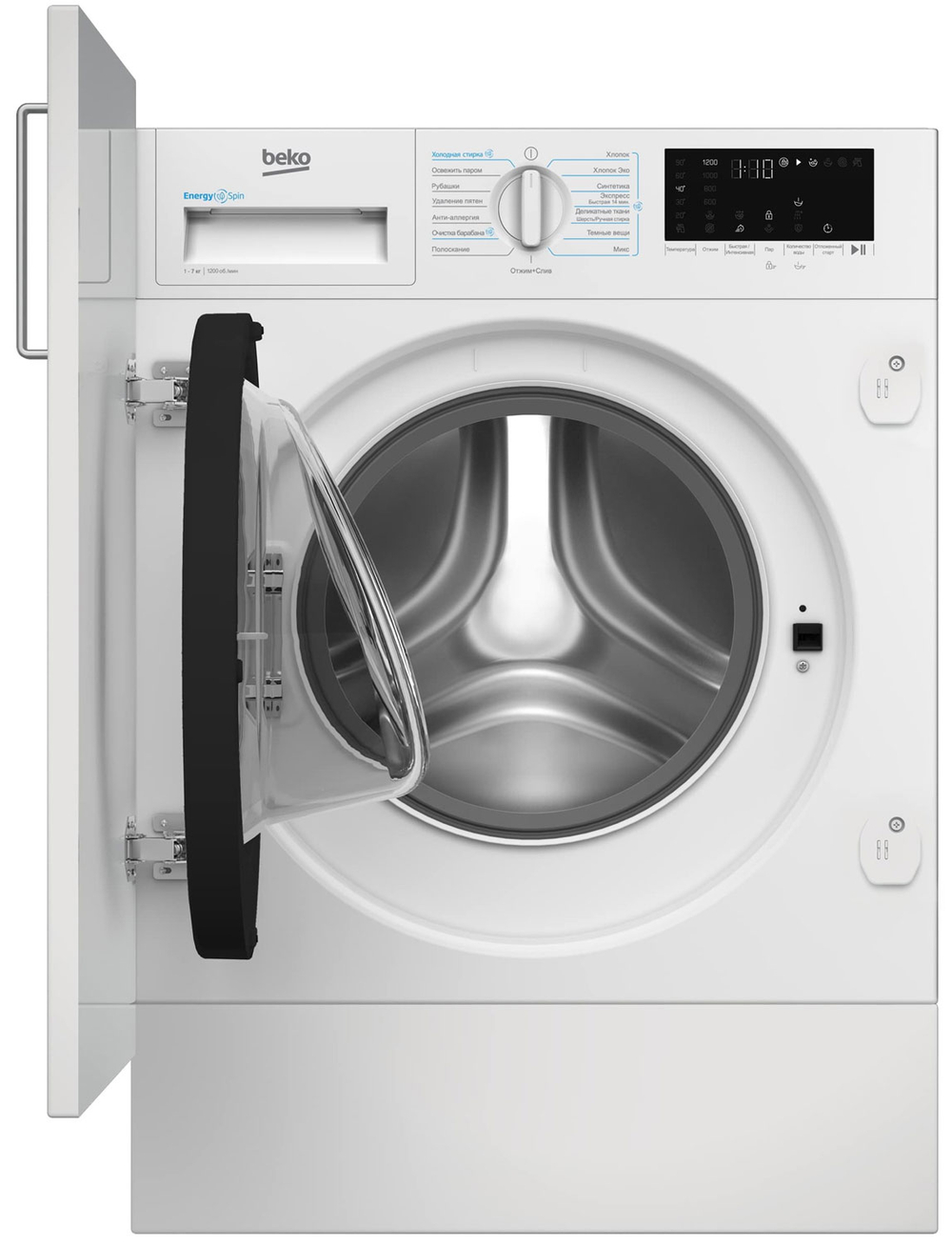 Встраиваемая стиральная машина Beko BI3WBT8721 W белая