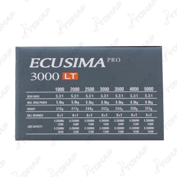 Катушка Ecusima Pro 3000 LT Ryobi