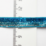 Чокер на шею "Праздничный" синий блестящий (ширина 10мм).