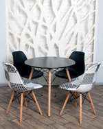 Стол круглый EAMES DSW NEW D=80 черный