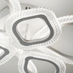 Светильник потолочный светодиодный Rivoli Megan 6110-107 106 Вт LED 2800К - 6200К модерн с пультом | Интерьерные светодиодные светильники