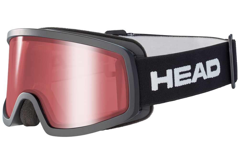 HEAD очки ( маска) горнолыжные юниорские 395220 STREAM UNISEX black /red tint