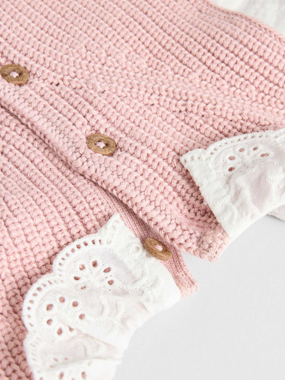 Комплект из трех предметов для малышей Next E65-157, Розовый, Молочный