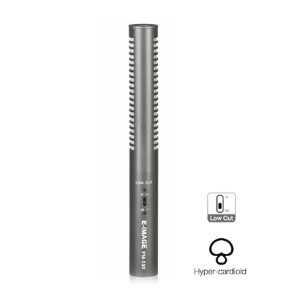 E-IMAGE PM-500 Professional shotgun microphone, mini, 21*182 mm. Микрофон
