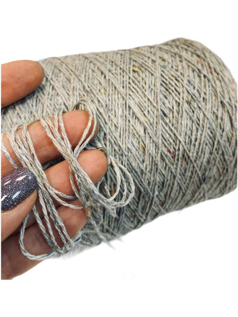 Пряжа для вязания на бобине (Италия) 40% кашемир 30% шелк 30% шерсть мериноса 100г-500м 355 г