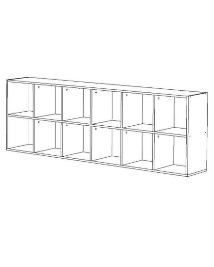 Стеллаж НАРИТА-1  162-320 /2032*688*320/