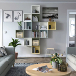 Комбинация для хранения - EKET IKEA/ ЭКЕТ ИКЕА,  210х175х70 см, белый/желтый /бледно-голубой /зеленый