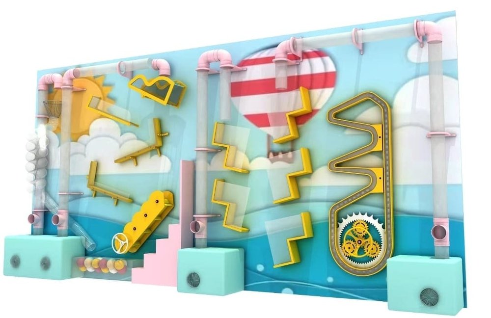 Детская интерактивная стена «АэроЛабиринт»