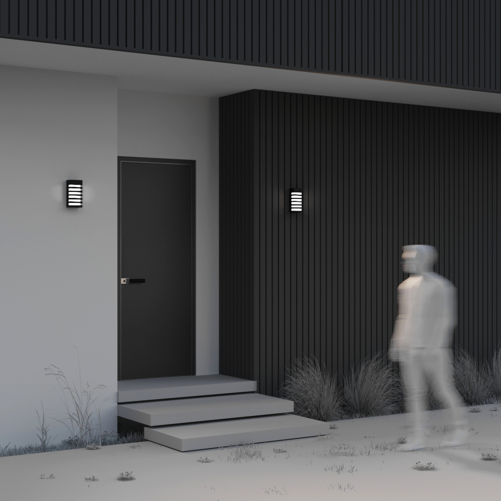 Уличный настенный светильник Outdoor O034WL-01B