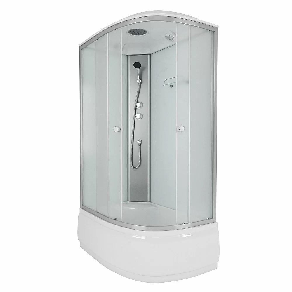 Душевая кабина Niagara NG-7310 Eco, левая, белая, 120x80, с тропическим душем