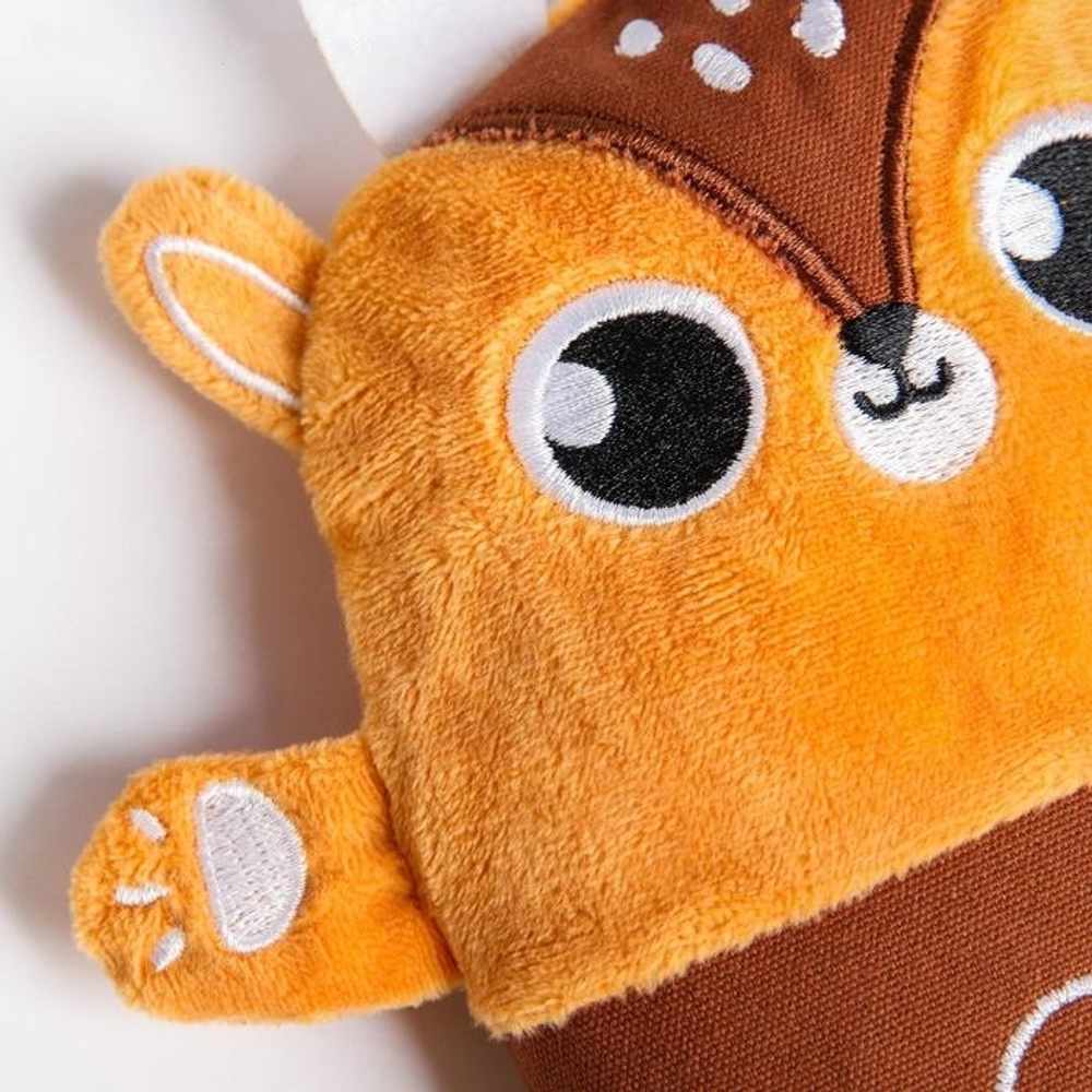 4440965 Развивающая игрушка - грелка с вишнёвыми косточками "Оленёнок"