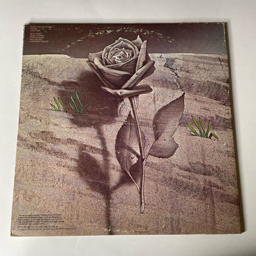 Винтажная виниловая пластинка LP Keith Jarrett Death And The Flower (USA 1975) Great Bird