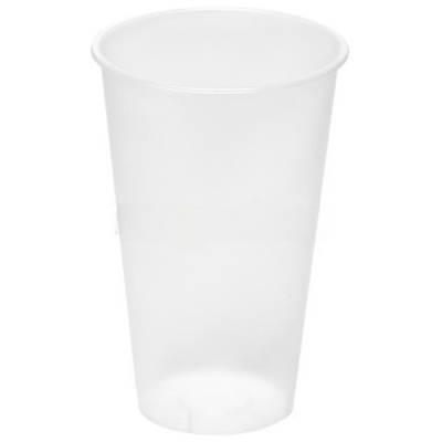 Стакан 500 мл одноразовый (d-90 мм) "ВЗЛП" (20/400 шт.) 1021п матовый