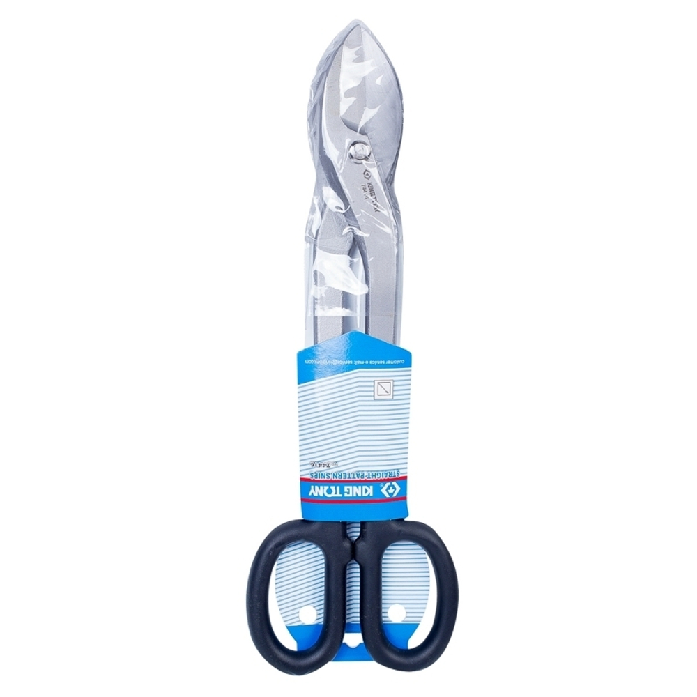 KING TONY (74416) Ножницы по металлу 415 мм, прямые, рукоять кольца