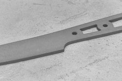 Заготовка для ножа, сталь M390 2,6мм. Модель "Геликон НО115" с клинком 115мм, ТО 62-63HRC