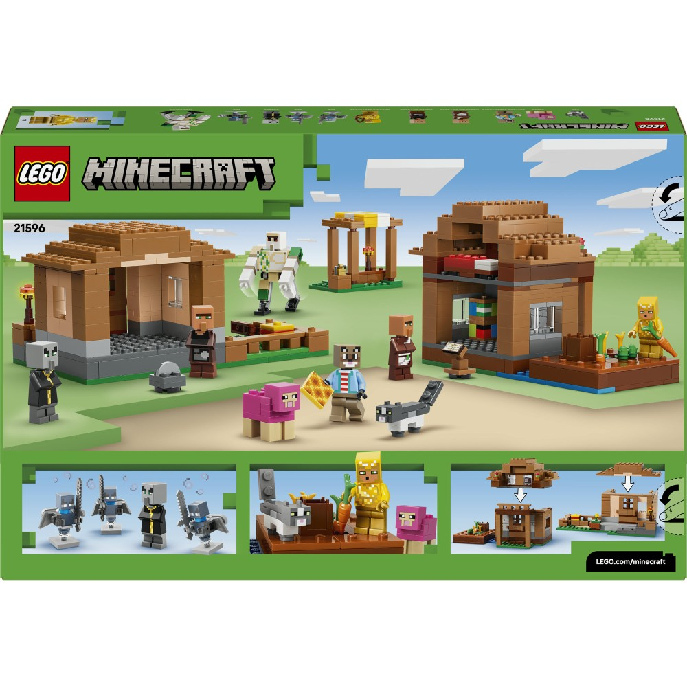 Конструктор LEGO Minecraft 21596 Нападение заклинателей на деревню — фото 12