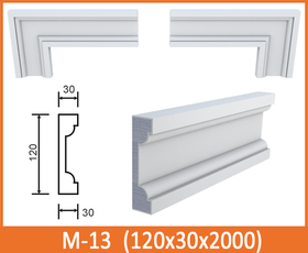 Молдинги фасадные