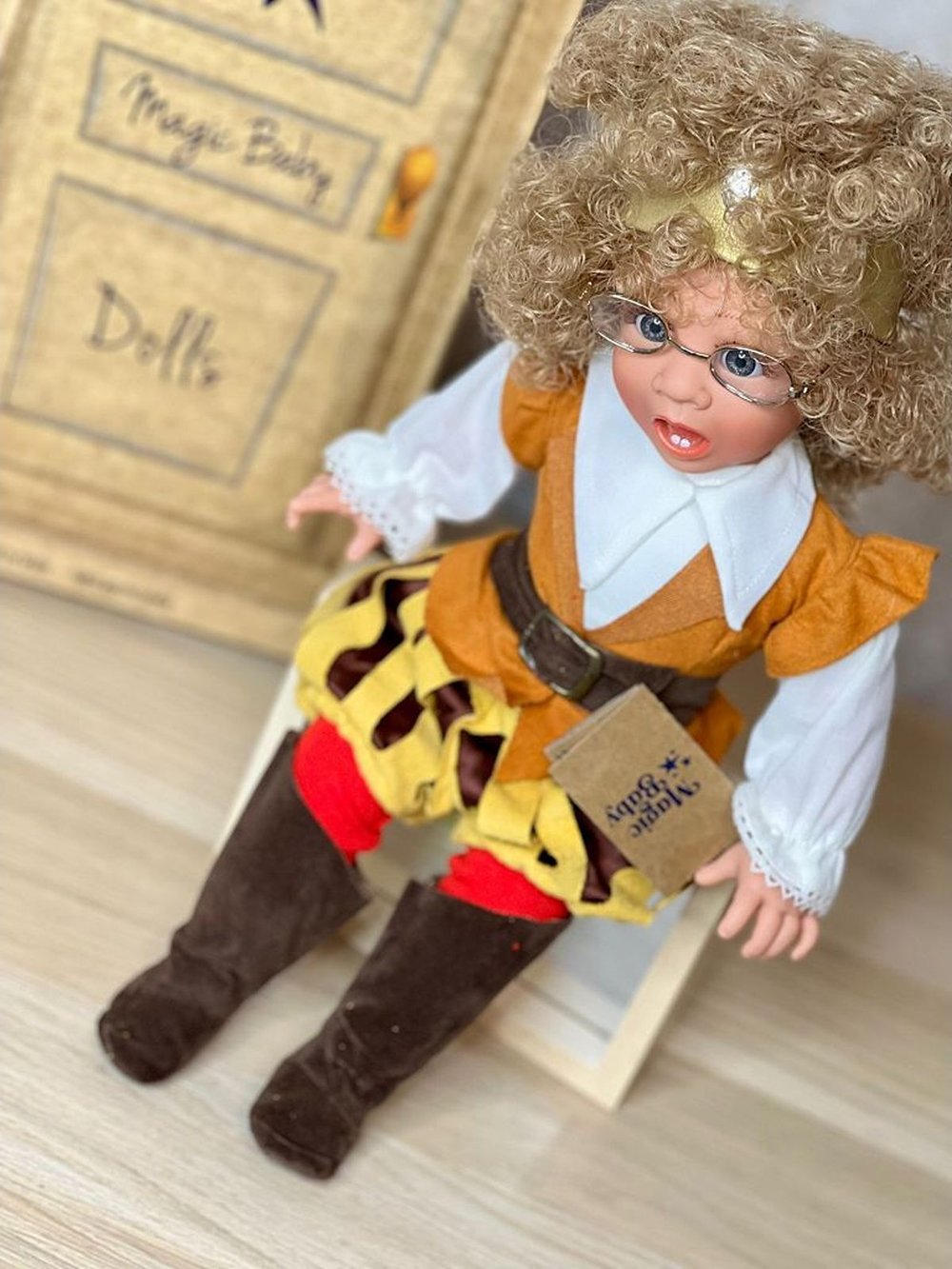 Кукла LAMAGIK мягконабивная  38см Gestitos (12016C1)