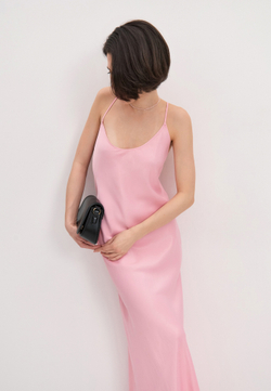 Сорочка удлиненная розовая