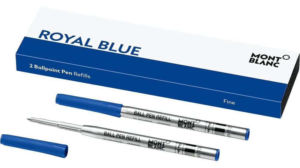 Шариковый стержень Montblanc Refill Ballpoint Pen Royal Blue F (128213)