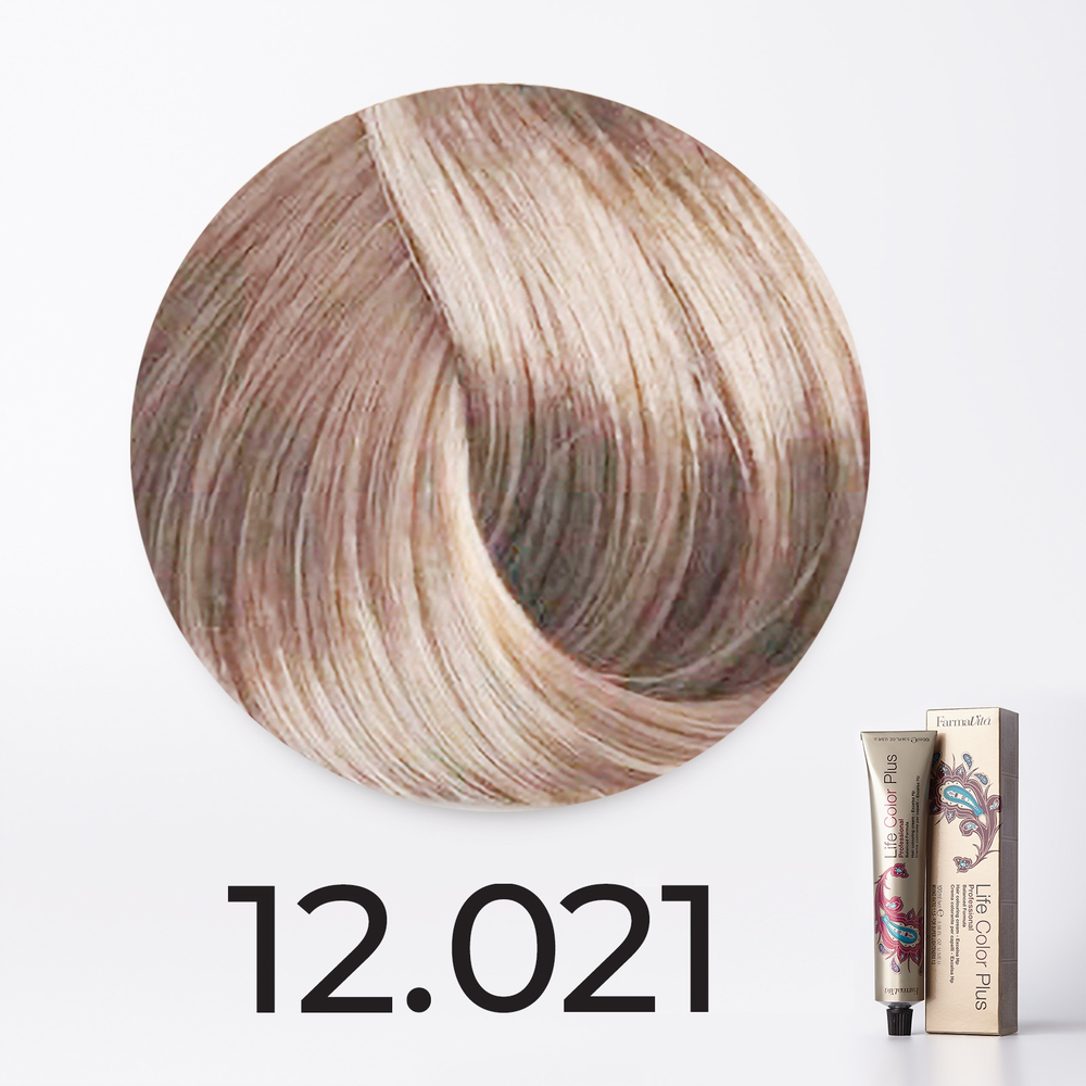 12.021 Блондин мерцающий платиновый Life Color Plus 100мл.